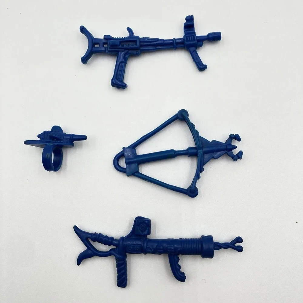 Vtg 1991 Playmates Ninja Turtles TMNT Groundchuck Weapon Accessories Toys4pc